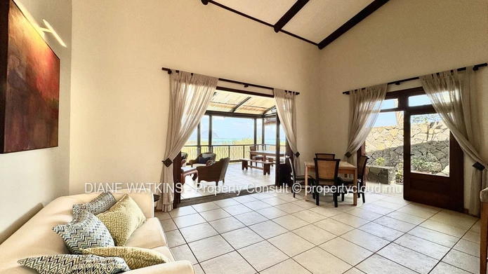 Maison de charme de 4 chambres avec piscine et vue sur Le Morne à Rivière Noire