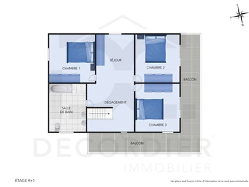 Maison de 3 Chambres