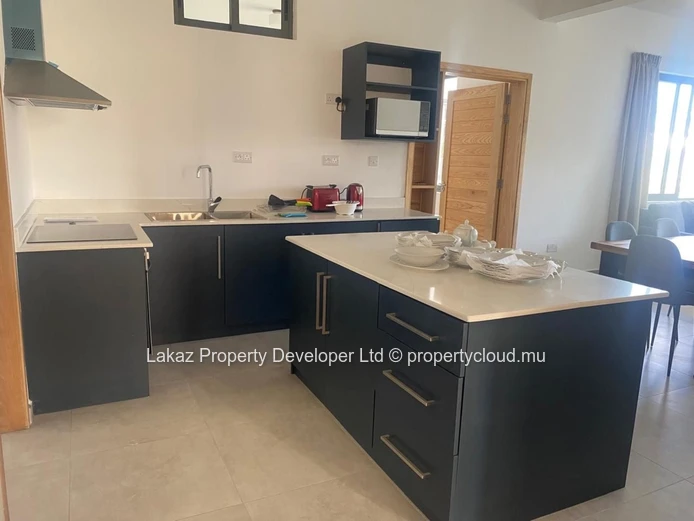 Appartement meublé 3 chambres à louer à Pointe aux Canonniers