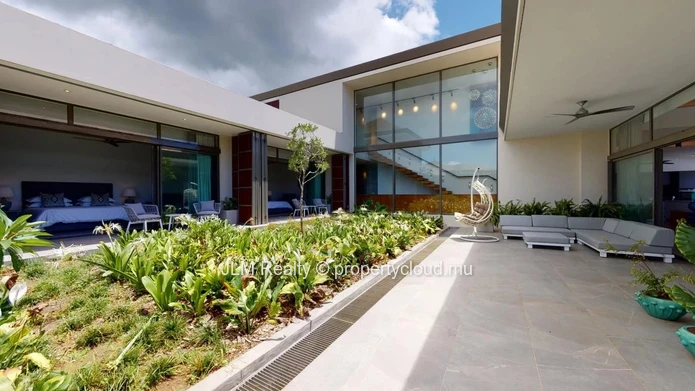 Luxury villa with spectacular sea view for sale in Bel Ombre, Mauritius