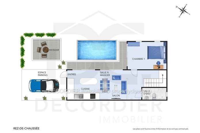 Maison moderne à louer à Grand Baie