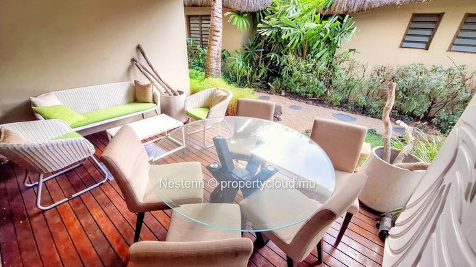 Appartement de 2 chambres en rez-de-jardin