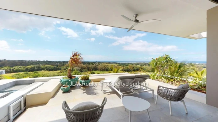 Luxury villa with spectacular sea view for sale in Bel Ombre, Mauritius