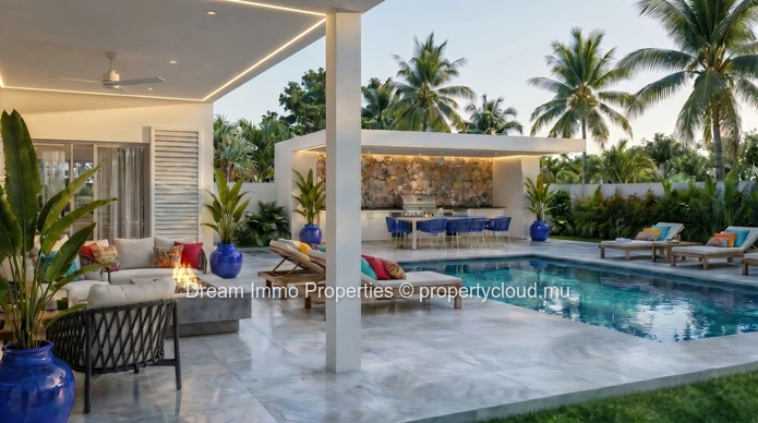 Beautiful Modern 3-Bedroom Villas Just 100 M From The Sea In Trou Aux Biches - Mauritius