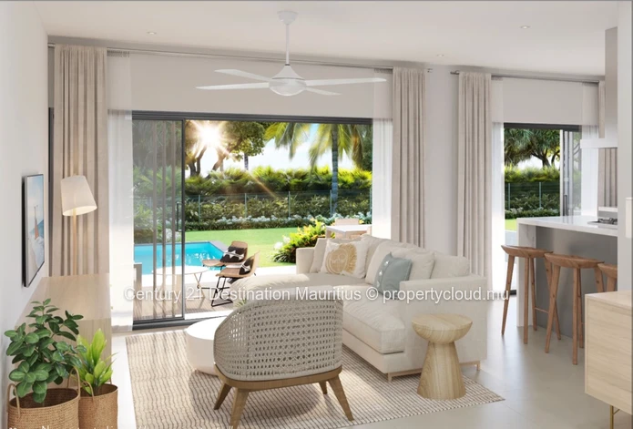 Duplex moderne avec piscine privée