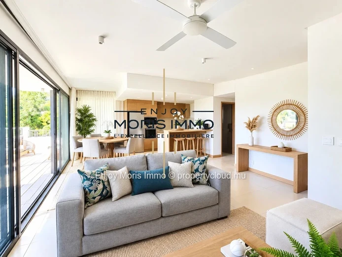 Penthouse for sale – At Mont Choisy Golf Club – Mauritius – Golf course view – 2 bedrooms – Luxury residence
