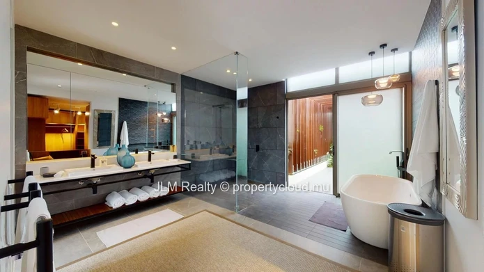 Luxury villa with spectacular sea view for sale in Bel Ombre, Mauritius