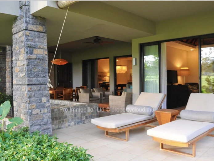 Exquisite furnished Ground-floor apartment, now available for sale at the esteemed Anahita Golf Resort. 