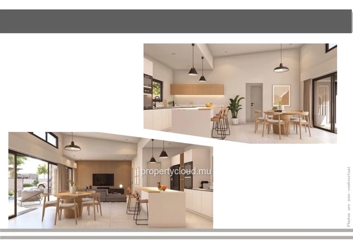 For sale a program of 16 new villas, exclusive sale to Mauritian citizens only, in a quiet and residential location i...