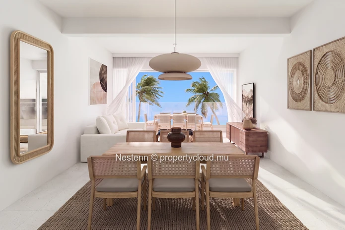 Modern 2-bedroom apartment in Péreybère, PDS residence, ground floor, fully equipped kitchen, automated garage, near ...