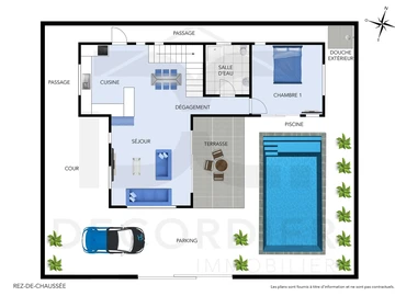 Maison de 3 Chambres