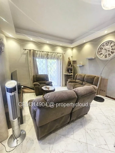 3 Bedrooms Furnished Ground Floor House for Rent – Morcellement Au Bout du Monde, Ebène