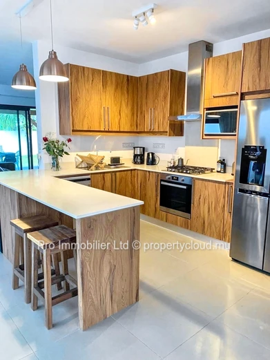 Fully furnished townhouse in Bois Chandelle, Mont Choisy.North