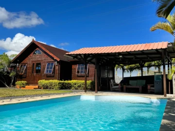 Serene Chalet Retreat: Your Escape in a Gated Estate