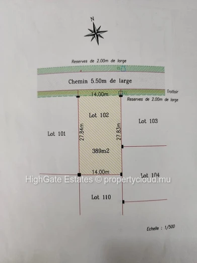 Residential Plot Morcellement Palmyre