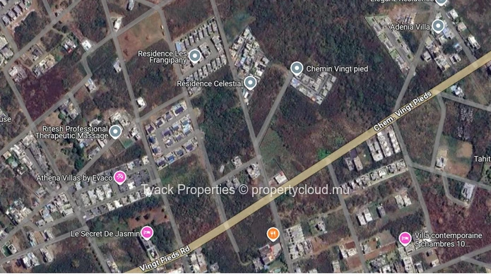 Terrain à Vendre Grand Baie – Route Principale Vingt Pieds
