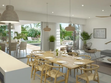 3-bed eco-luxury villa close to the Cambuse beach. PDS SCHEME