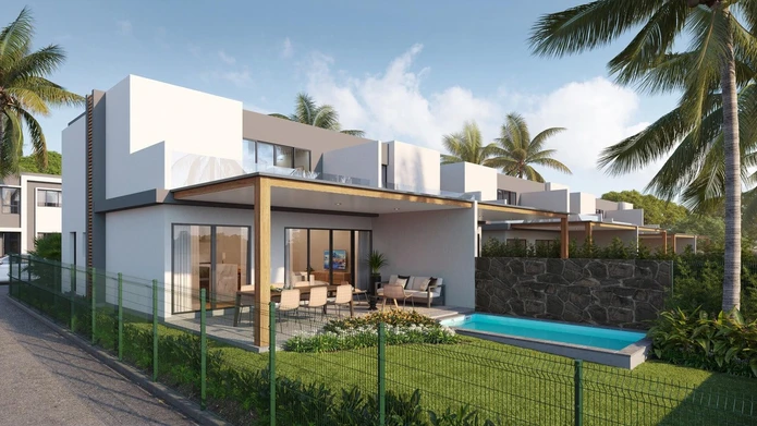 3-Bedroom Duplex in West 35, Tamarin – Private Pool, Secure Estate Living