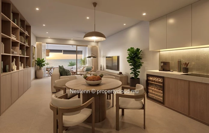Exceptional penthouse with private pool and lagoon view