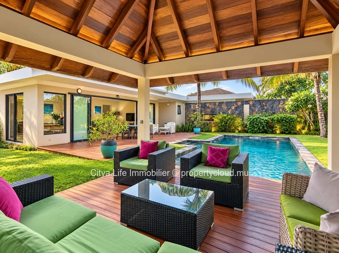 3-Bedroom RES Villa with Private Pool for Sale in Péreybère