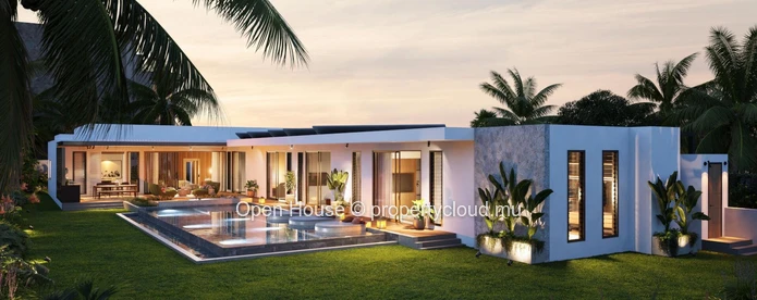 Villa de prestige à vendre - sur plan - 4 chambres - service hôtelier - plage à pieds.