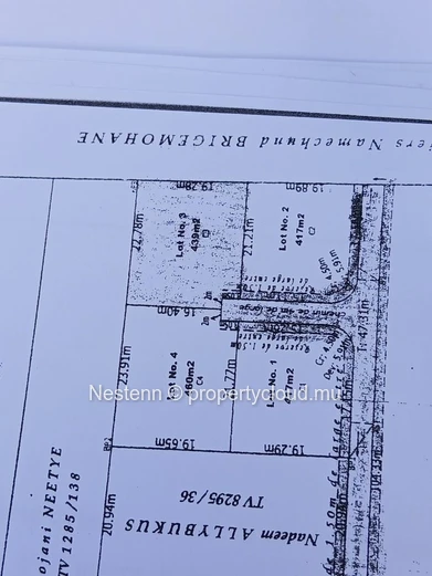 Dual residential plots near the beach 