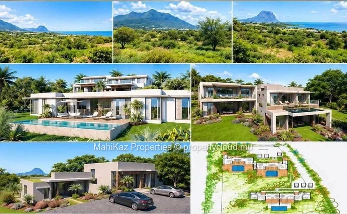Prestigious Sea & Mountain View Land For Sale | Domaine Palmyre, Petite Rivière Noire 