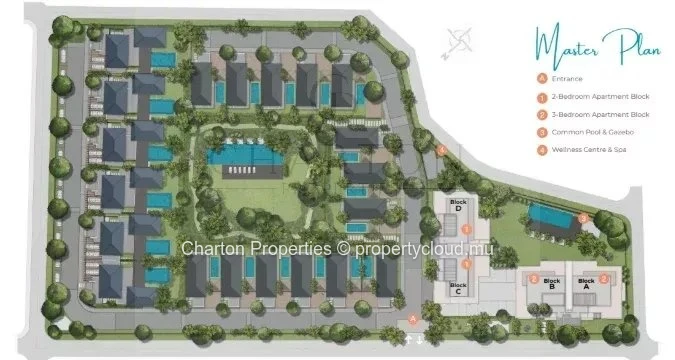 Elegant 2-bedroom apartment with top-of-the-line amenities in Calodyne