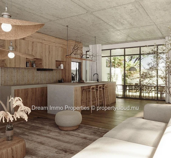 New corner duplex with sea & mountain views and a private pool in Tamarin - Mauritius