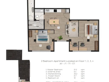 2 Bedroom Apartment