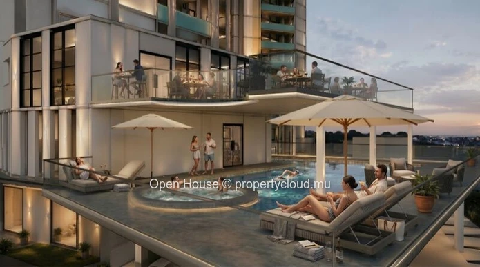 Appartement Trianon 78 m² avec piscine à vendre à Maurice