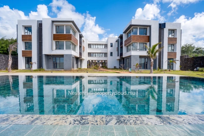 3-bedroom apartment in a seaside residence.