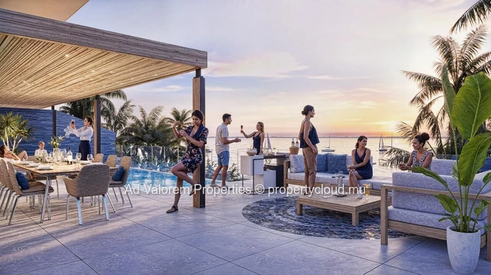 Penthouse d’exception de 3 chambres avec piscine privée à vendre à Riviere Noire
