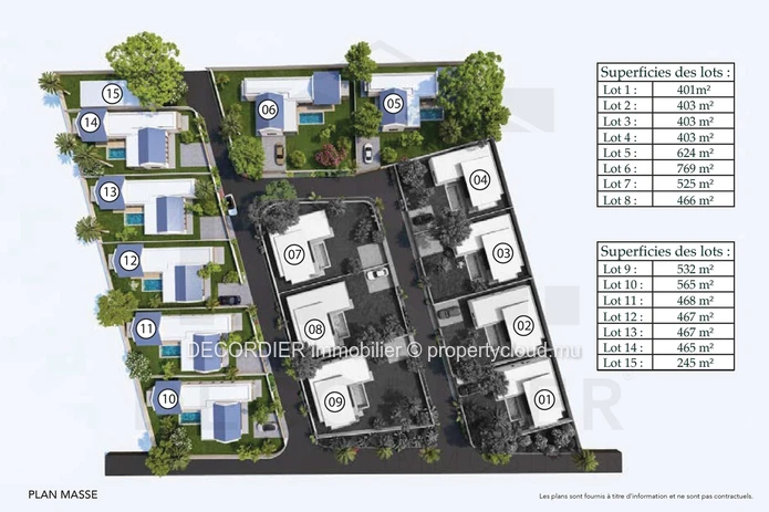 Contemporary villa in a gated community