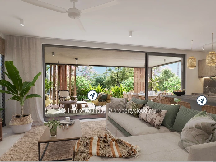 Appartement 3 chambres dans la Smart City de l’Est de l’île Maurice – Nature, golfs et Beach Club