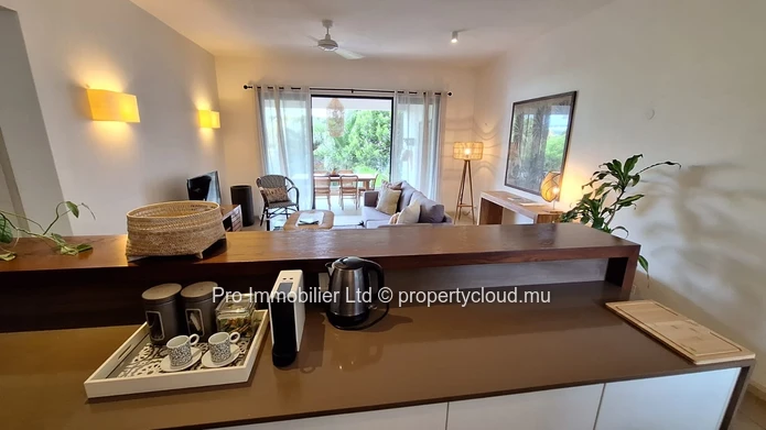 Appartement chaleureux et joliment meublé au premier étage à louer  Azuri Ocean & Golf Village, Roches Noires