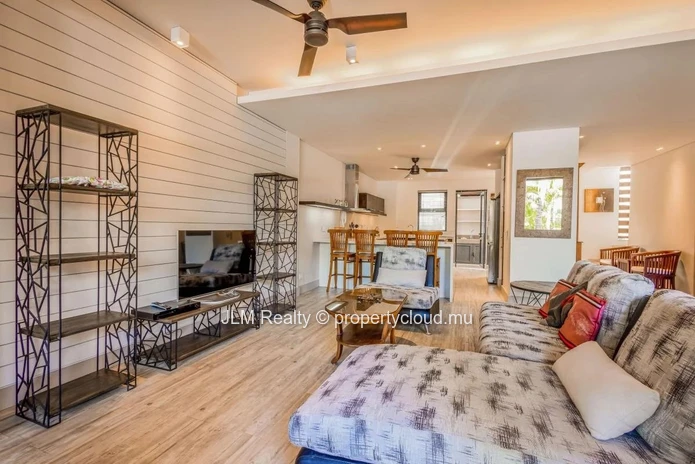 For sale, lovely waterfront duplex in the only residential marina of Mauritius, in Black River