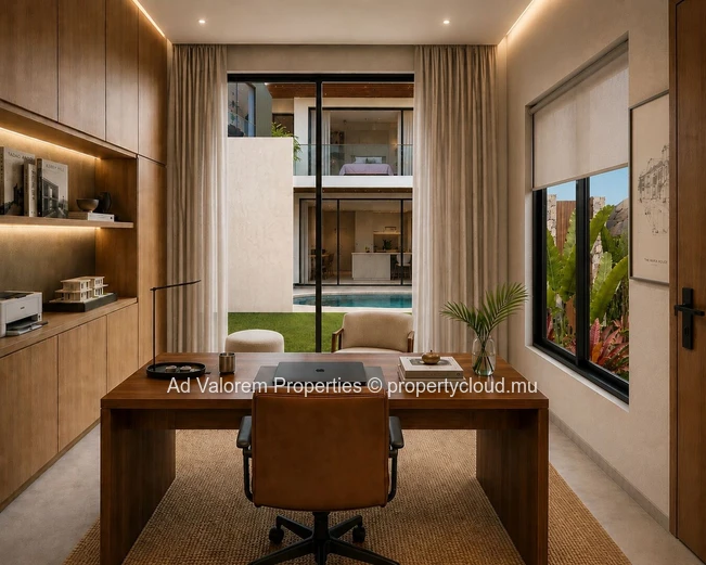 Villa contemporaine d’exception au cœur de La Balise Marina – Rivière Noire!