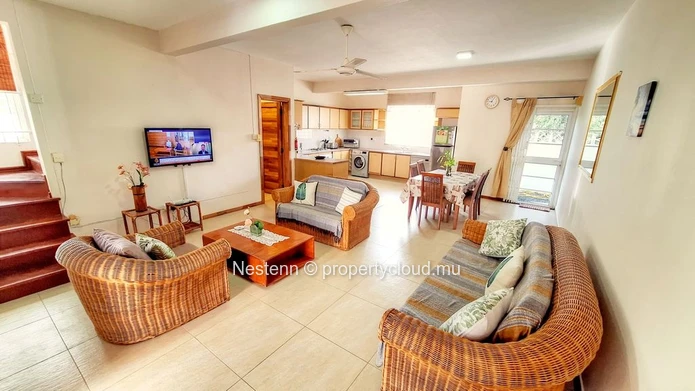 Maison agréable de 2 chambres proche de la plage