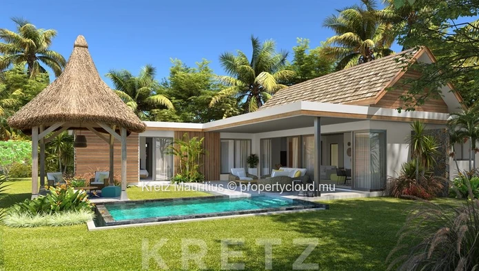 Une villa authentique nichée entre jardins tropicaux et lagon de Pointe d'Esny