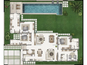 Villa de 4 Chambres