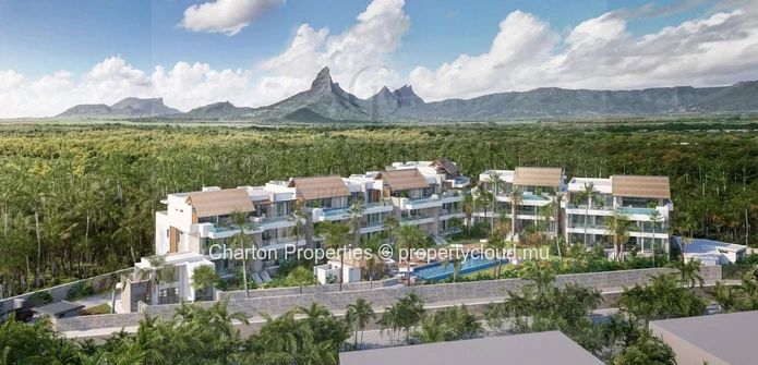 Penthouse de 3 chambres avec piscine privative et vues panoramiques sur le lagon et le Morne