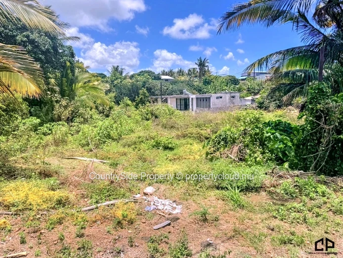 Terrain résidentiel de 8.8 perches à vendre à P. Raffray