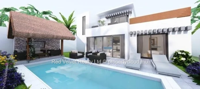 Villas de luxe à vendre à Grand Baie | Projet immobilier sur plan style complexe hôtelier