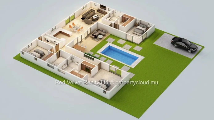 Villas de luxe à vendre à Pereybere