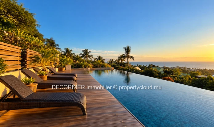 Appartement d'exception avec vue panoramique à 180° sur l'océan