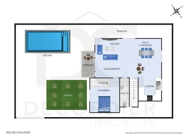 Maison de 3 Chambres