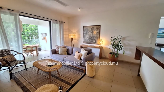Appartement chaleureux et joliment meublé au premier étage à louer  Azuri Ocean & Golf Village, Roches Noires