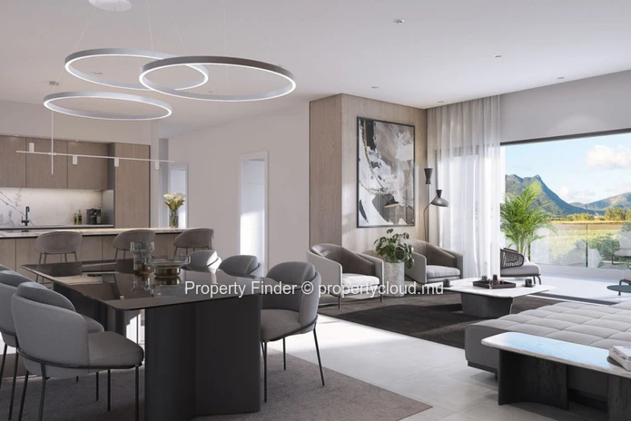 Appartement moderne de 2 - 3 chambres situé dans la Smart City de Moka.
