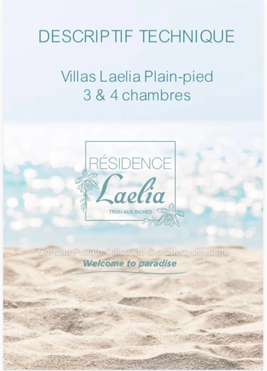 LAELIA VILLAS – TROU AUX BICHES - VILLA 3/4 CHAMBRES - 100m DE LA PLAGE!